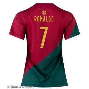 Portugal Cristiano Ronaldo #7 Replika Hemmatröja Damer VM 2022 Kortärmad